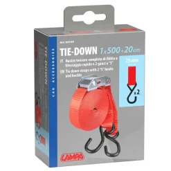New Spanband 500 cm incl. 2x S-haak Spanbanden