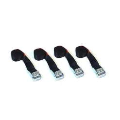 Online Spanbanden 4x zwart 1 m – Trekkracht 250 kg Spanbanden