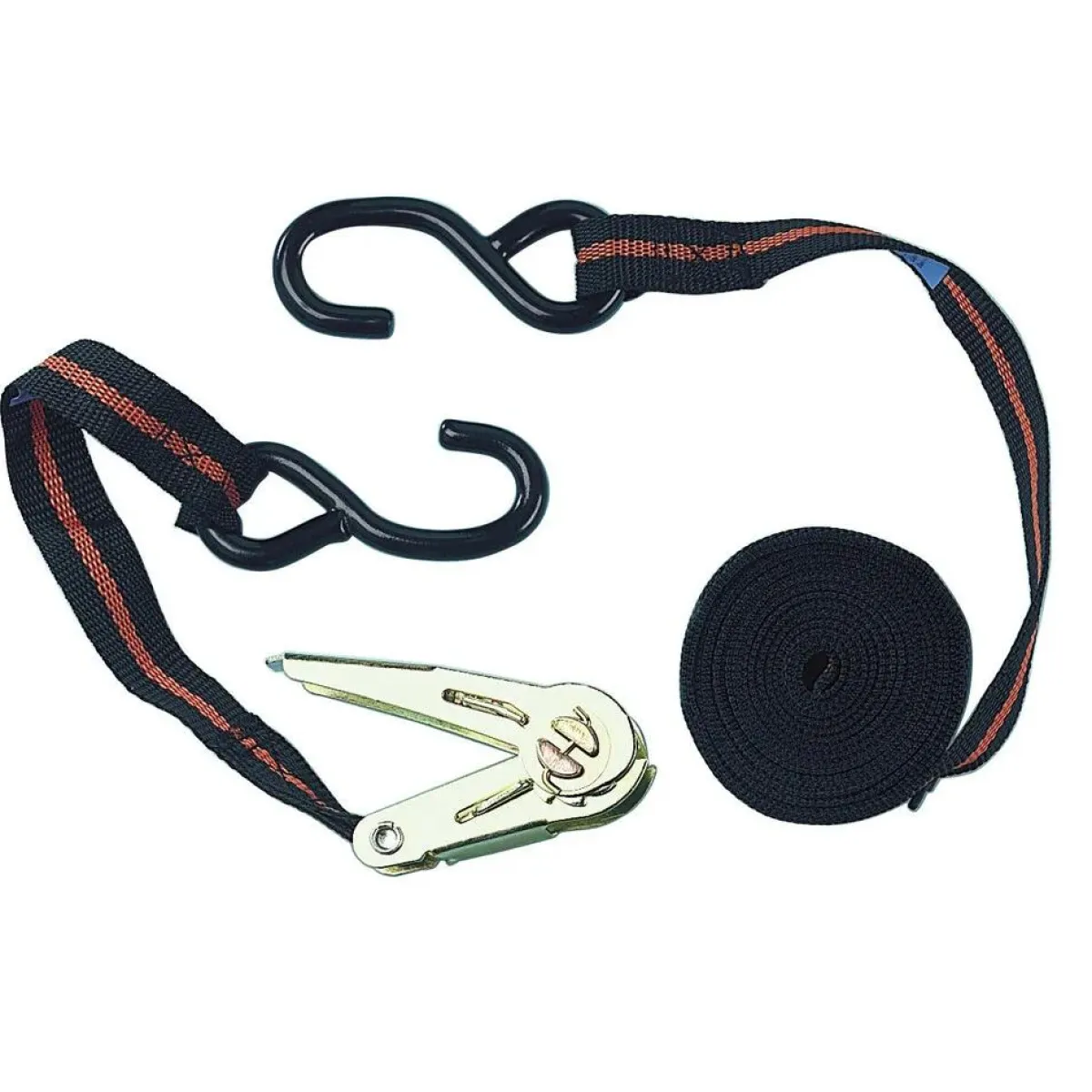 Best Spanband 4,5 m 25 mm met ratel en S-haak Spanbanden