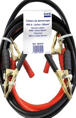 Clearance Startkabels 500A 3 ,0 25 mm² Acculaders & Starthulpen