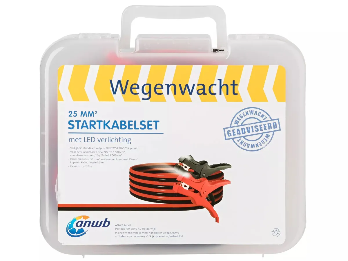 New Startkabelset met ledverlichting Acculaders & Starthulpen|Sleepkabels