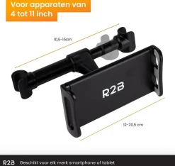Discount Stevige Tablet houder auto hoofdsteun Telefoon & Tablethouders