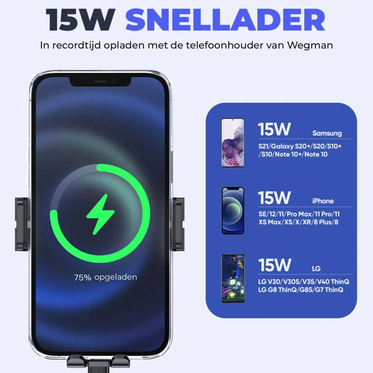 Discount Telefoonhouder Auto Draadloze Oplader Telefoon & Tablethouders