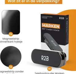 Clearance Telefoonhouder Auto Magneet 360˚C Rotatie Telefoon & Tablethouders