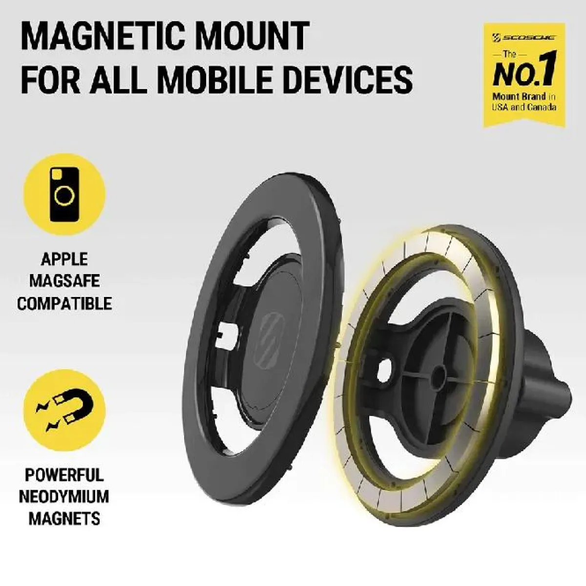 Outlet Telefoonhouder auto magneet plak Telefoon & Tablethouders
