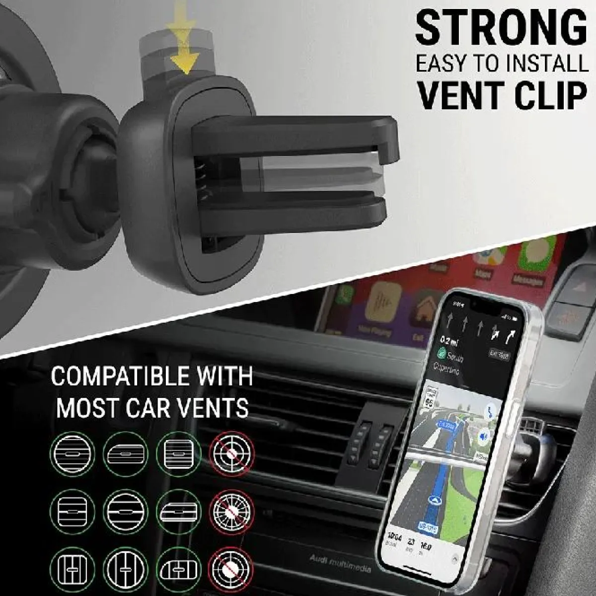Outlet Telefoonhouder auto magneet plak Telefoon & Tablethouders