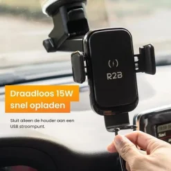 Sale Telefoonhouder Auto met Draadloze Oplader Telefoon & Tablethouders