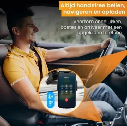 Outlet Telefoonhouder Auto Oplader + FM Transmitter Telefoon & Tablethouders