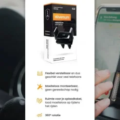 Outlet Telefoonhouder Auto Ventilatie 360˚ Rotatie Telefoon & Tablethouders