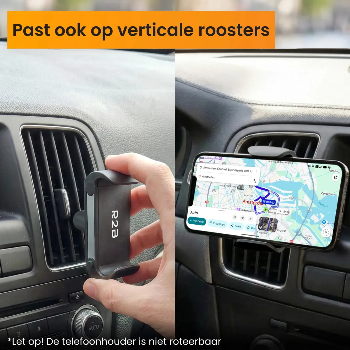 Telefoonhouder Auto Ventilatie Rooster Telefoon & Tablethouders
