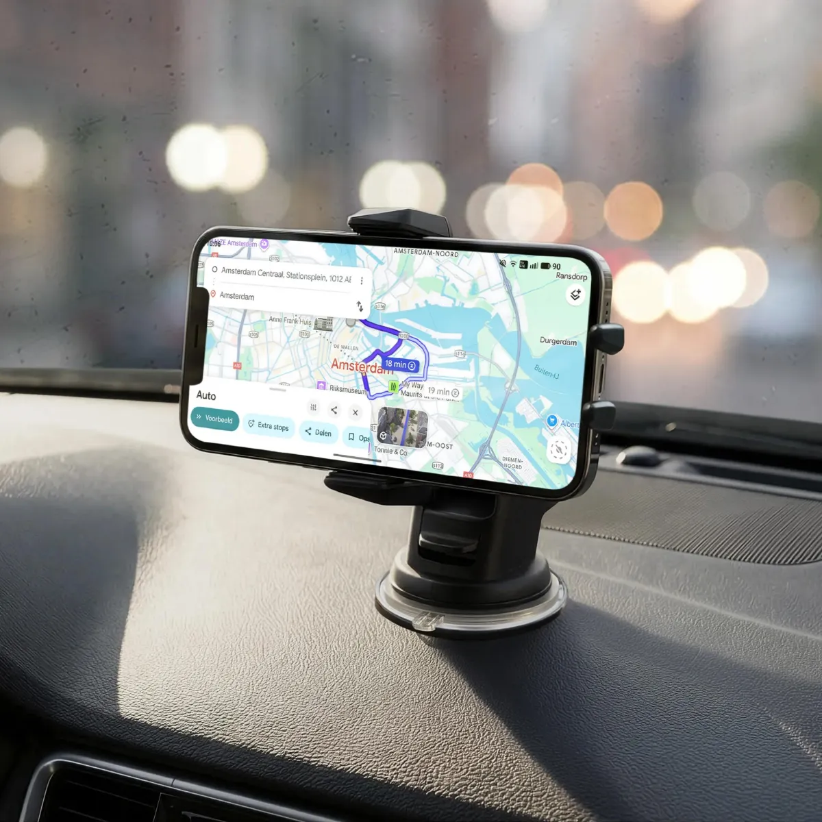 Best Telefoonhouder Auto Zuignap met Dashboard Pad Telefoon & Tablethouders