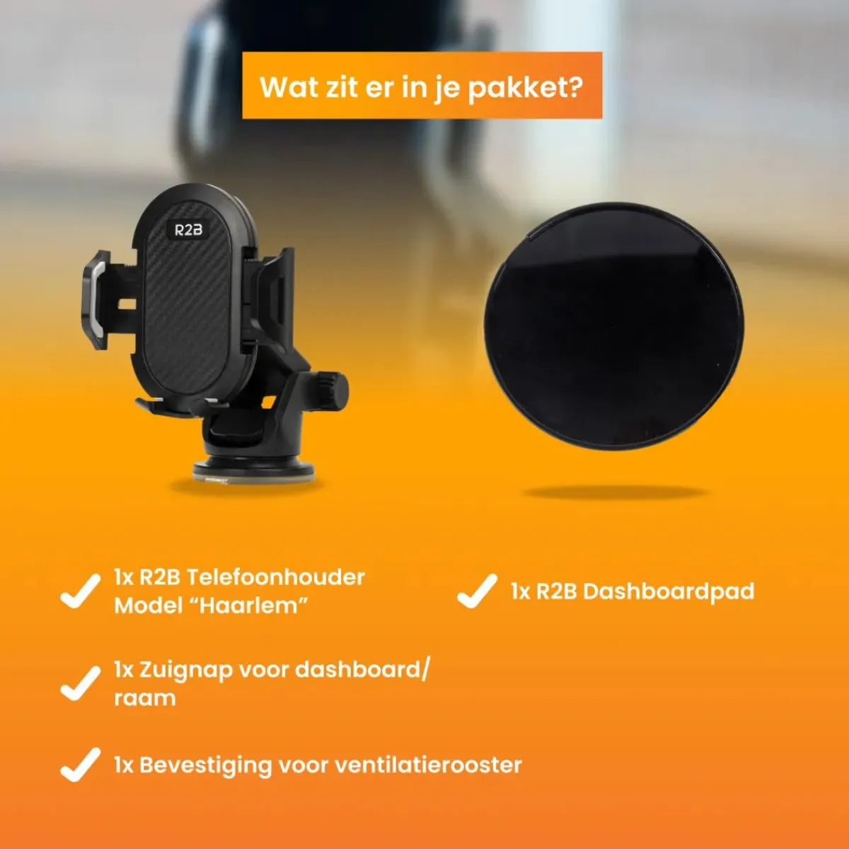 Clearance Telefoonhouders Auto Zuignap + Dashboardpad Telefoon & Tablethouders