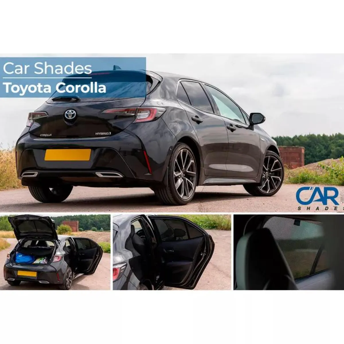 Toyota Corolla (E21) HB 5 deurs 2019 - Zonneschermen Autozonneschermen