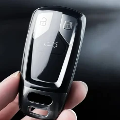 Best TPU Sleutelhoesje voor Audi clear 4 Autosleutelhoesjes