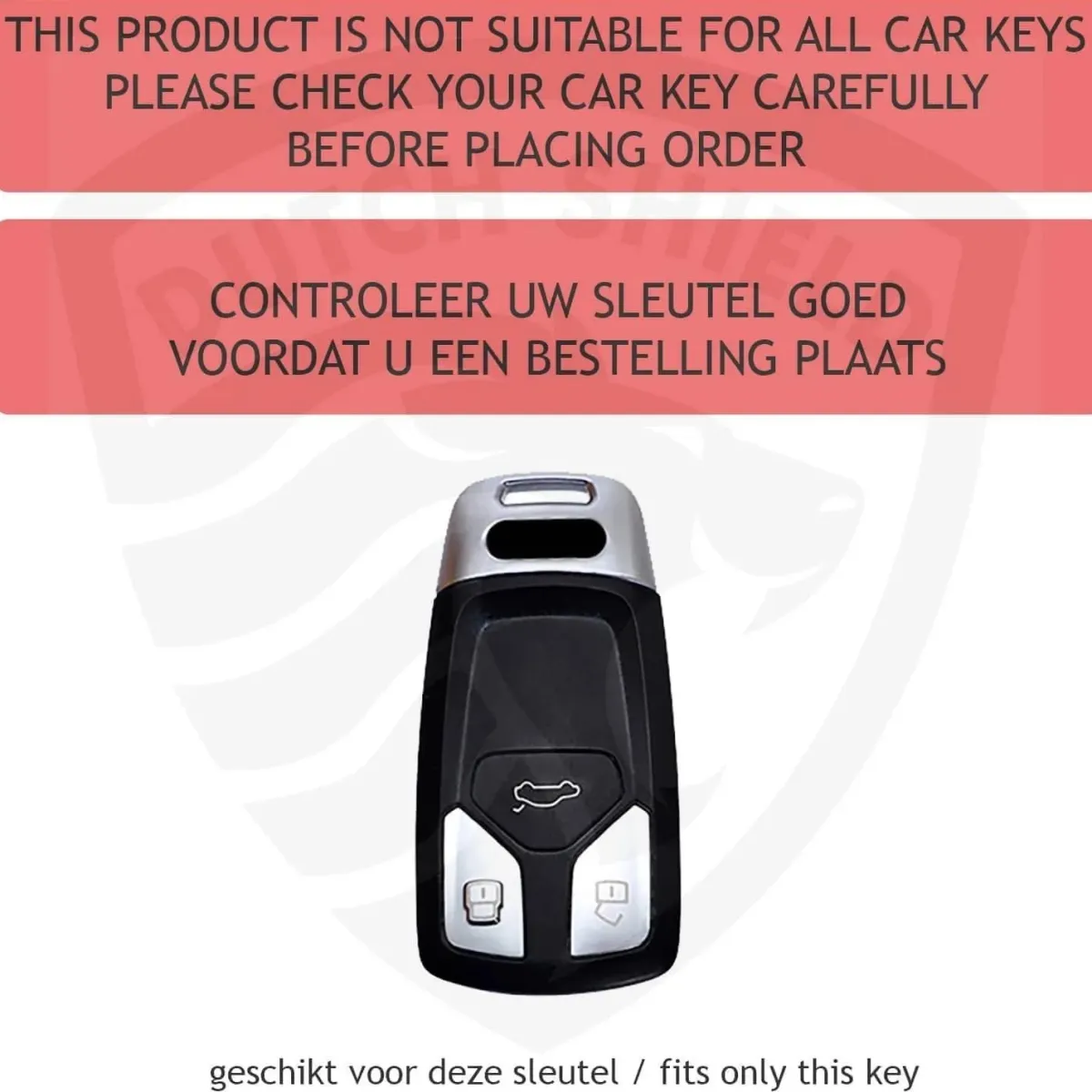 Best TPU Sleutelhoesje voor Audi clear 4 Autosleutelhoesjes