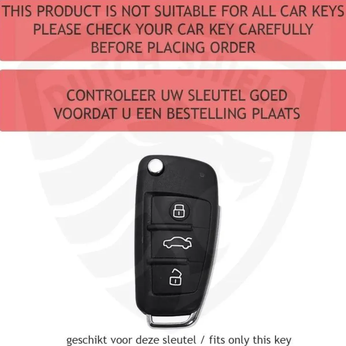 Hot TPU Sleutelhoesje voor Audi goud C3 Autosleutelhoesjes