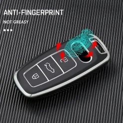 New TPU Sleutelhoesje voor Audi zwart D3 Autosleutelhoesjes