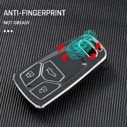 New TPU Sleutelhoesje voor Audi zwart B3 Autosleutelhoesjes