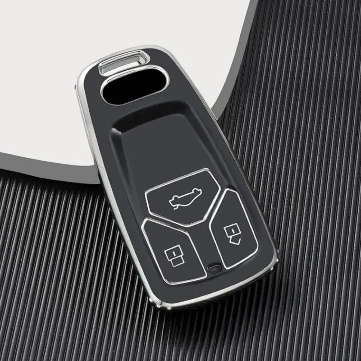New TPU Sleutelhoesje voor Audi zwart B3 Autosleutelhoesjes