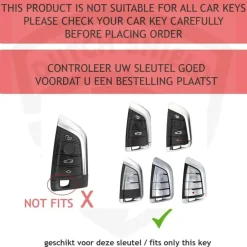 Best TPU Sleutelhoesje voor Bmw clear 34 Autosleutelhoesjes