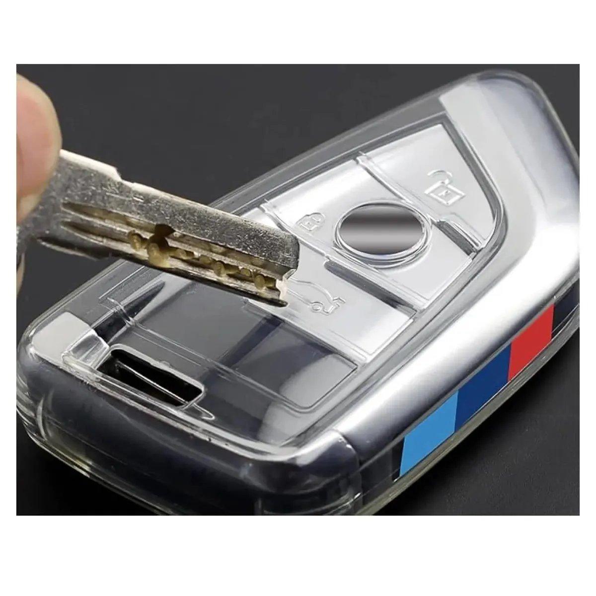 Best TPU Sleutelhoesje voor Bmw clear 34 Autosleutelhoesjes