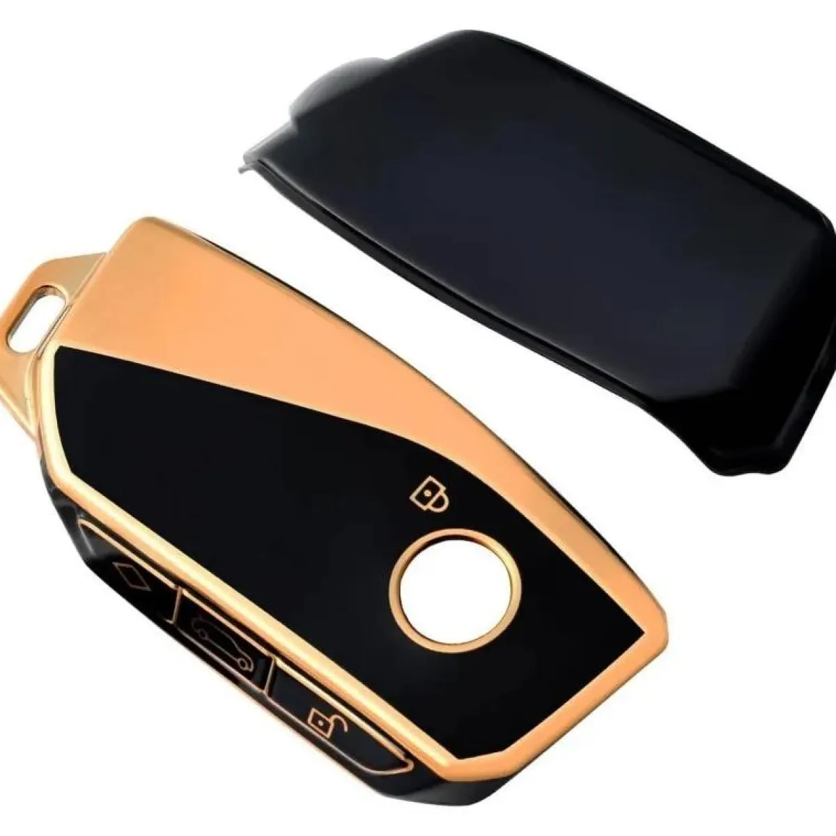 Outlet TPU Sleutelhoesje voor Bmw goud F4 Autosleutelhoesjes