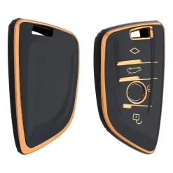 Hot TPU Sleutelhoesje voor Bmw goud B4A Autosleutelhoesjes