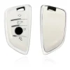 Best TPU Sleutelhoesje voor Bmw i serie wit B4A-NEW Autosleutelhoesjes