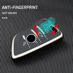 Sale TPU Sleutelhoesje voor Bmw zwart B4A Autosleutelhoesjes