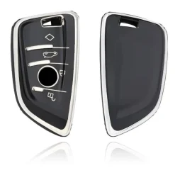 Sale TPU Sleutelhoesje voor Bmw zwart B4A Autosleutelhoesjes