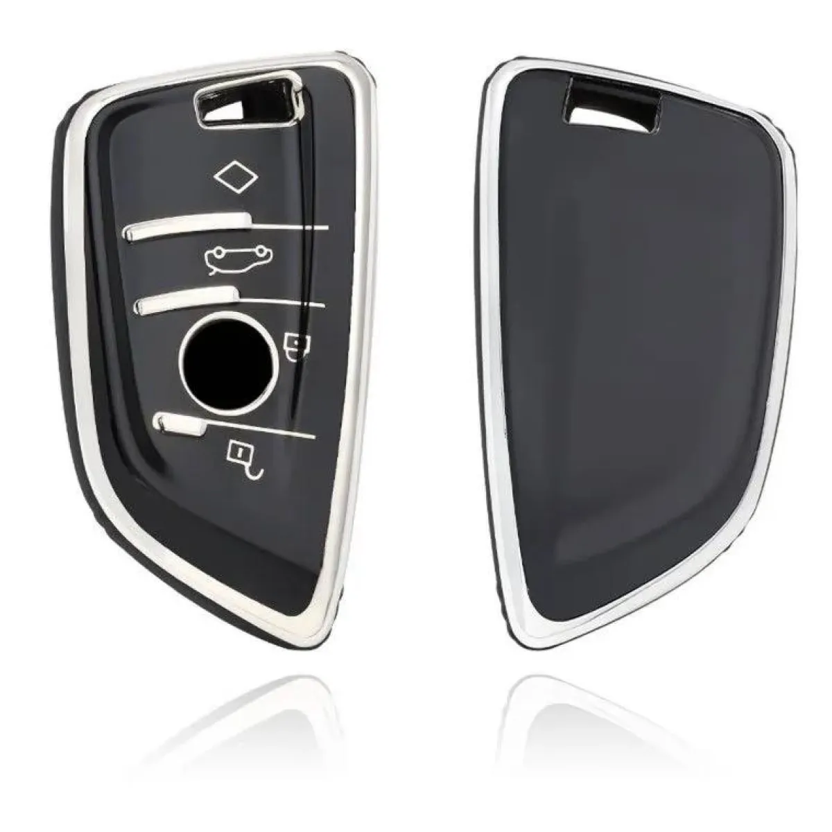 Sale TPU Sleutelhoesje voor Bmw zwart B4A Autosleutelhoesjes