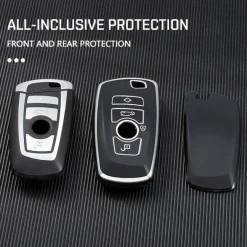 New TPU Sleutelhoesje voor Bmw zwart A4 Autosleutelhoesjes