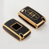 Clearance TPU Sleutelhoesje voor Citroën goud D3 Autosleutelhoesjes