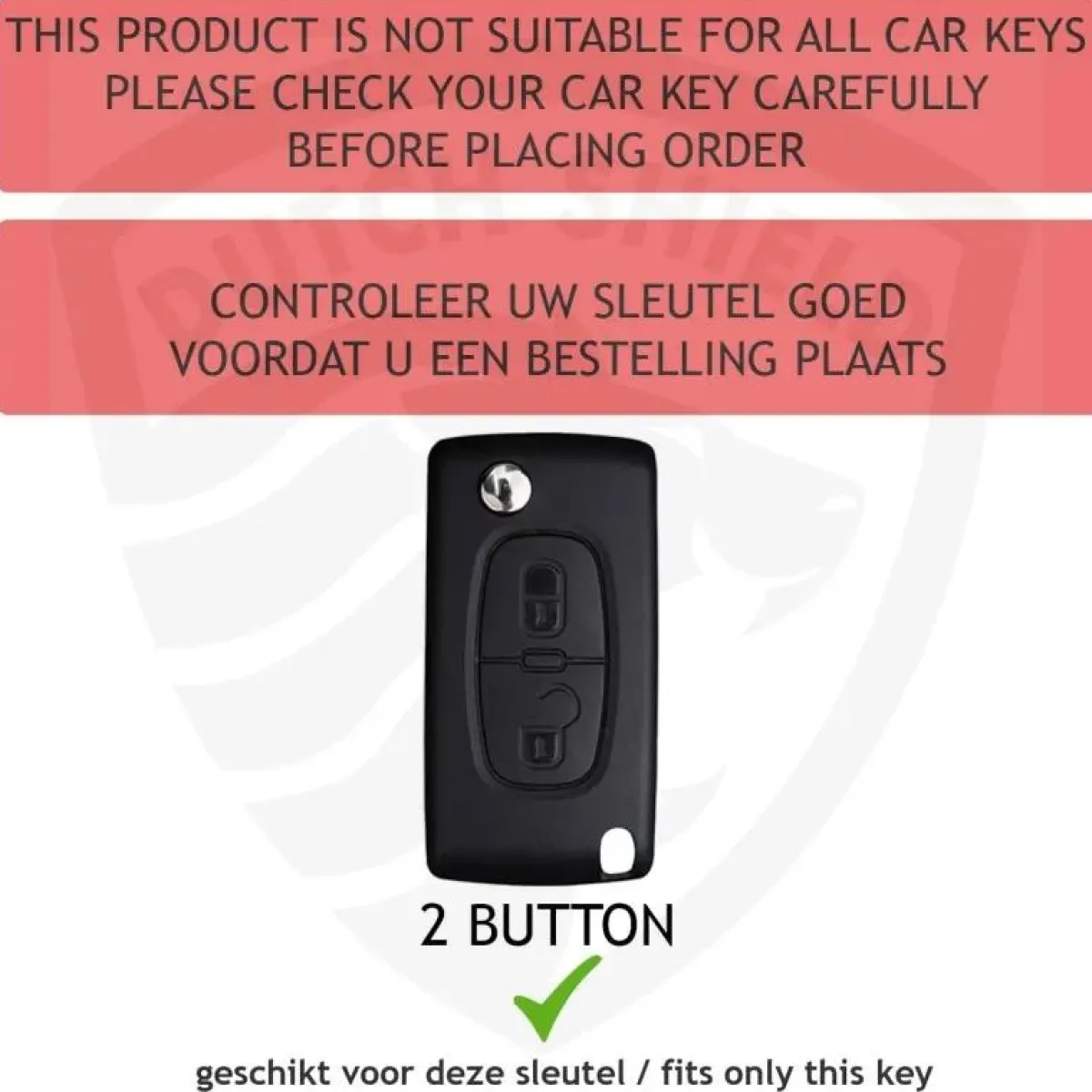 Outlet TPU Sleutelhoesje voor Citroën goud D2 Autosleutelhoesjes
