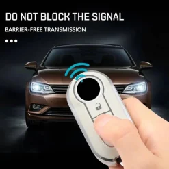Best TPU Sleutelhoesje voor Fiat / Abart zwart A3 Autosleutelhoesjes