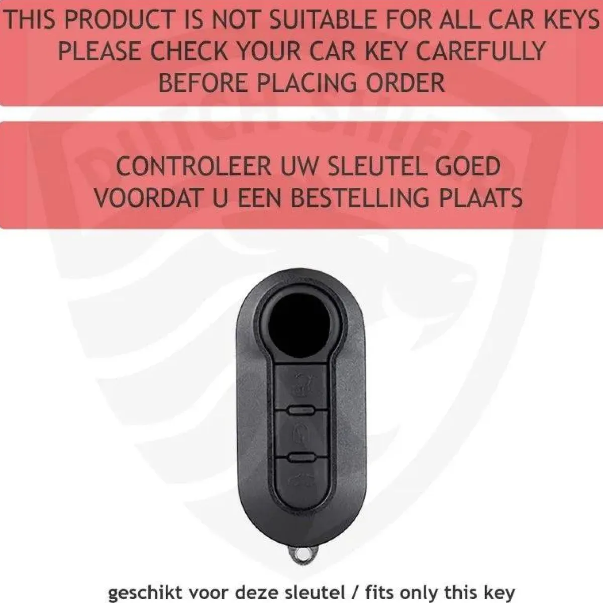 Sale TPU Sleutelhoesje voor Fiat / Abart goud A3 Autosleutelhoesjes