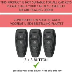 Clearance TPU Sleutelhoesje voor Ford clear 330 Autosleutelhoesjes