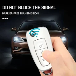 New TPU Sleutelhoesje voor Ford zwart E3 Autosleutelhoesjes