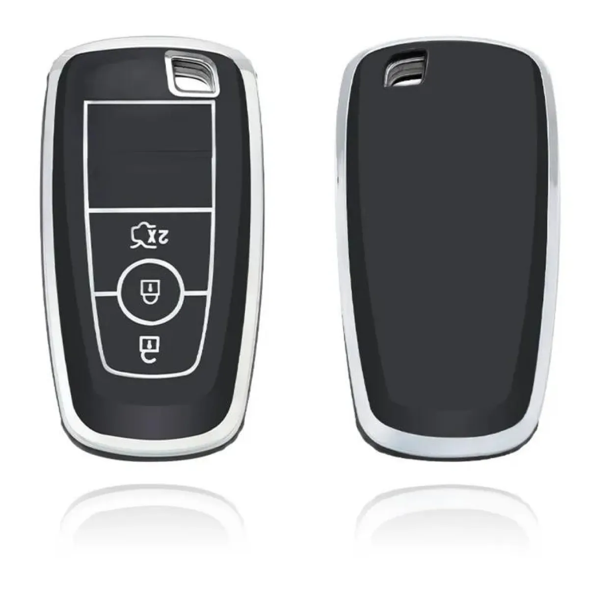 Sale TPU Sleutelhoesje voor Ford zwart B3 Autosleutelhoesjes