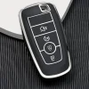 New TPU Sleutelhoesje voor Ford zwart B4 Autosleutelhoesjes