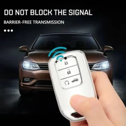 Outlet TPU Sleutelhoesje voor Honda zwart A4A Autosleutelhoesjes