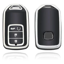 Outlet TPU Sleutelhoesje voor Honda zwart A4A Autosleutelhoesjes