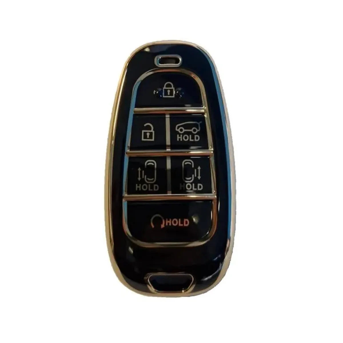 Best TPU Sleutelhoesje voor Hyundai goud E6 Autosleutelhoesjes