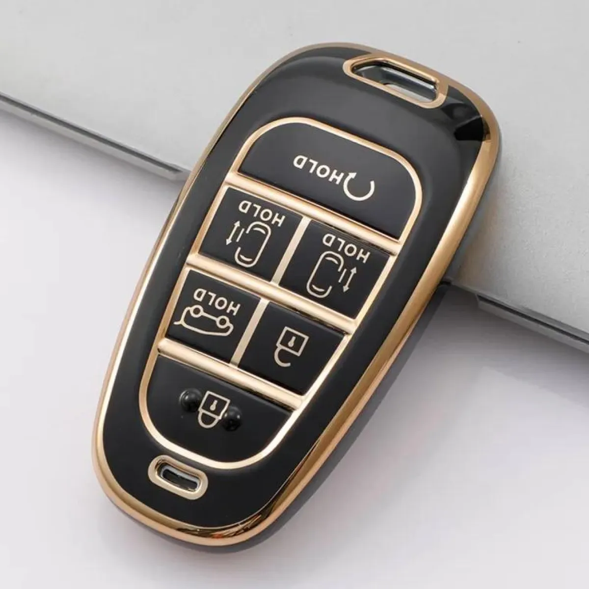 Best TPU Sleutelhoesje voor Hyundai goud E6 Autosleutelhoesjes