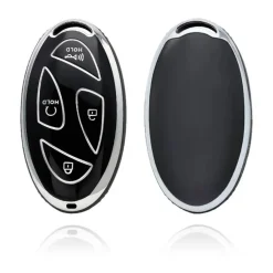 Sale TPU Sleutelhoesje voor Hyundai zwart L5 Autosleutelhoesjes