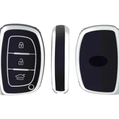 Hot TPU Sleutelhoesje voor Hyundai zwart A3A Autosleutelhoesjes