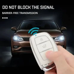 Hot TPU Sleutelhoesje voor Hyundai zwart A3A Autosleutelhoesjes