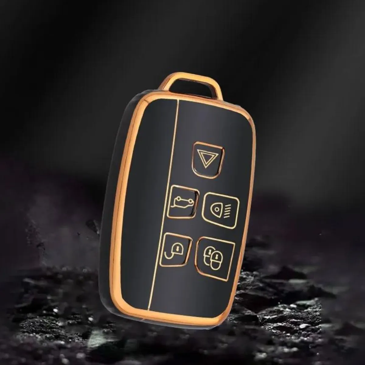 Online TPU Sleutelhoesje voor Jaguar goud A5 Autosleutelhoesjes