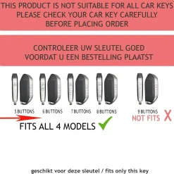 Discount TPU Sleutelhoesje voor Kia clear 561 Autosleutelhoesjes