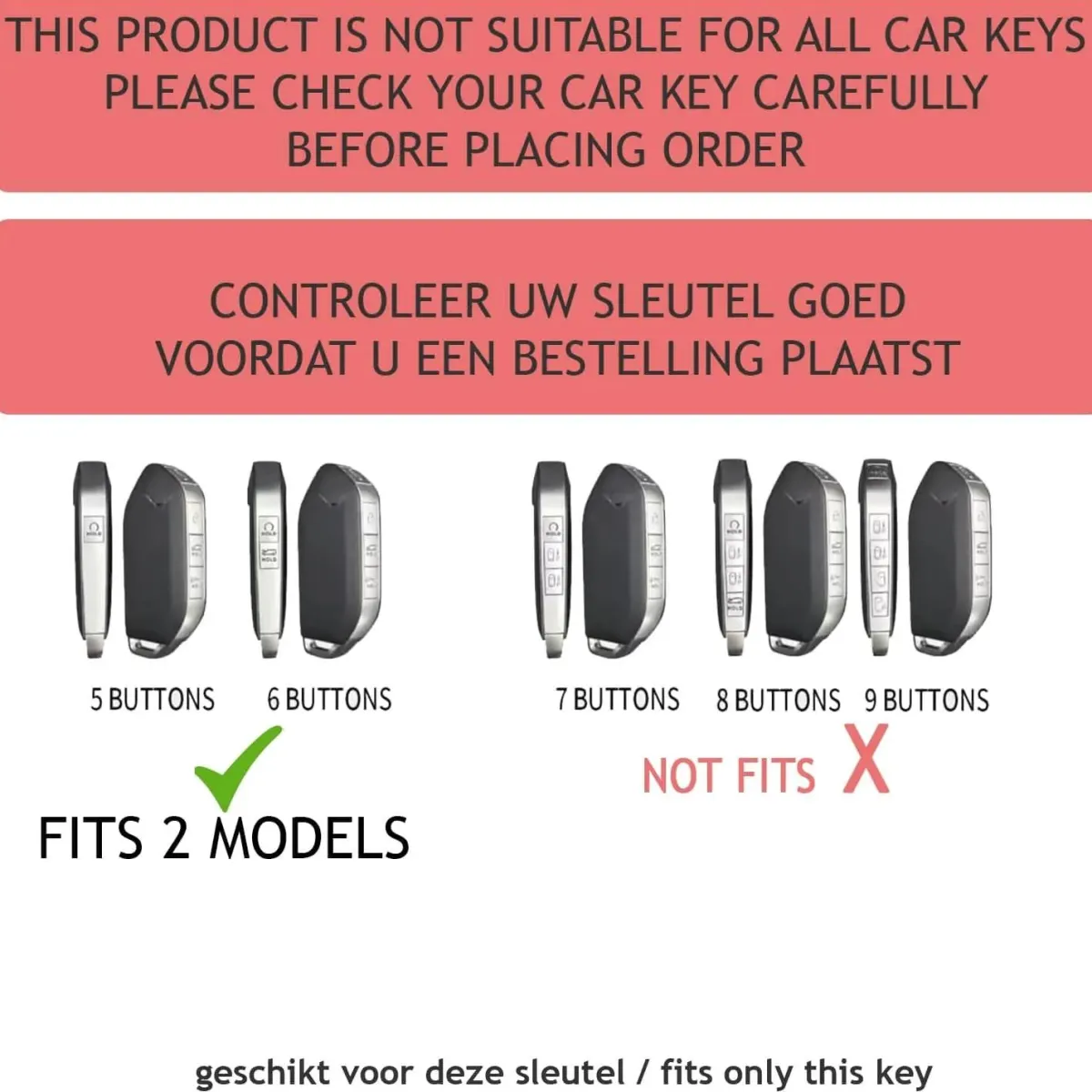 Outlet TPU Sleutelhoesje voor Kia clear 559 Autosleutelhoesjes